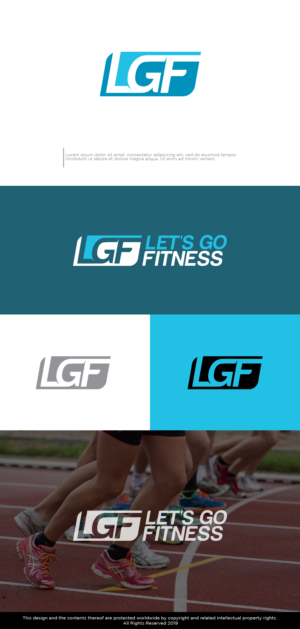 Let's Go Fitness | Logo Design by Kim Ji