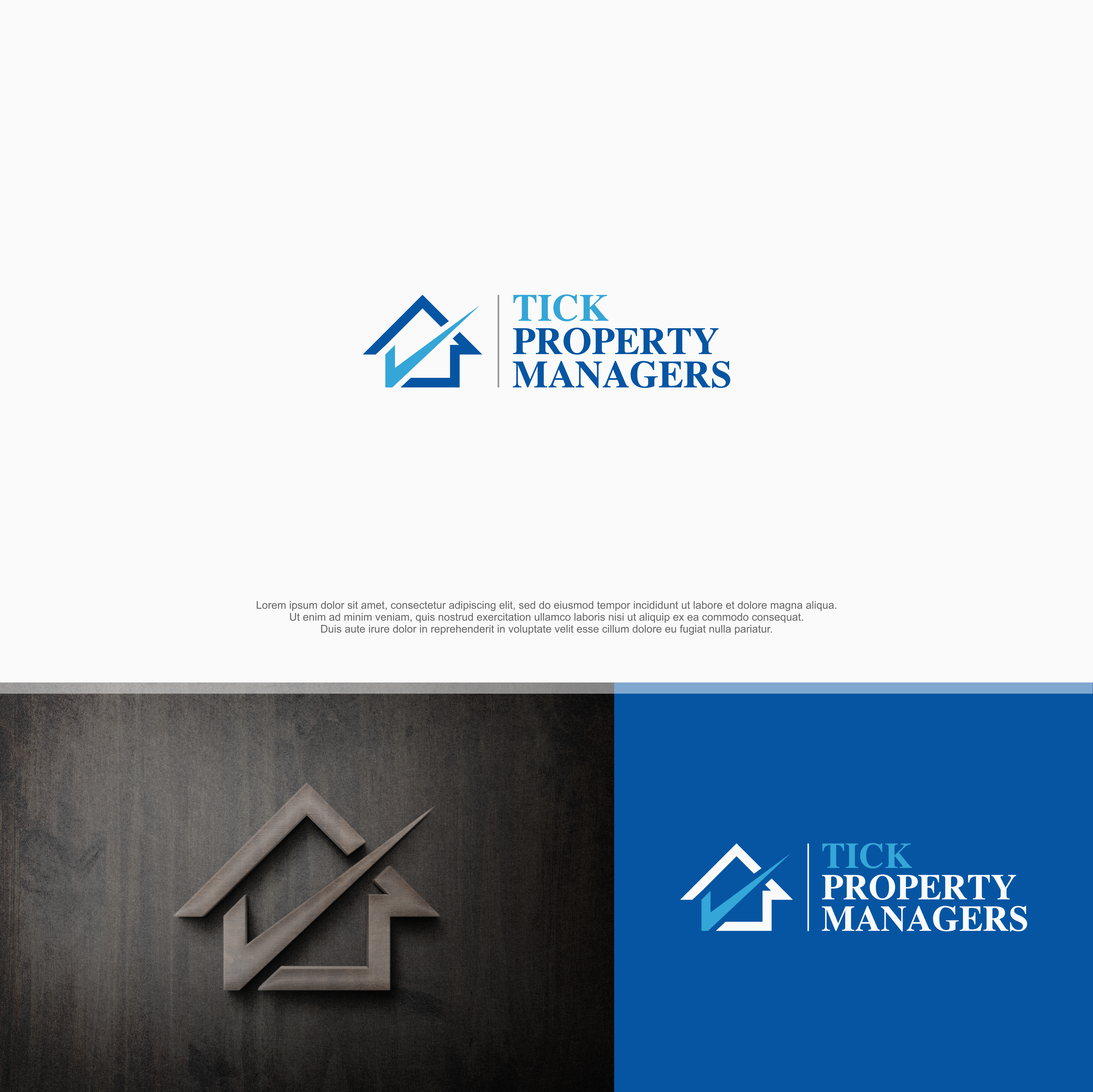Logo Design by R!CKY for Tick Property Managers | Design #25842746