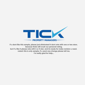 Logo Design by IdentsArt for Tick Property Managers | Design: #25843218