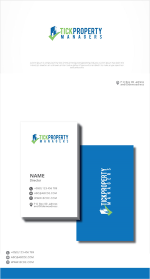 Logo Design by graphicevolution for Tick Property Managers | Design: #25834160