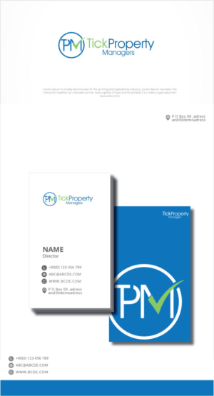 Logo Design by graphicevolution for Tick Property Managers | Design: #25834266