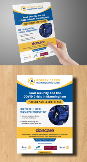 Rotary Cares - Manningham Shares Advertising Flyer | Flyer Design by ecorokerz