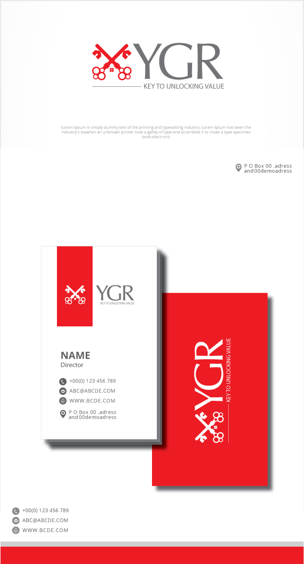 Logo Design by graphicevolution for YGR | Design #25872693