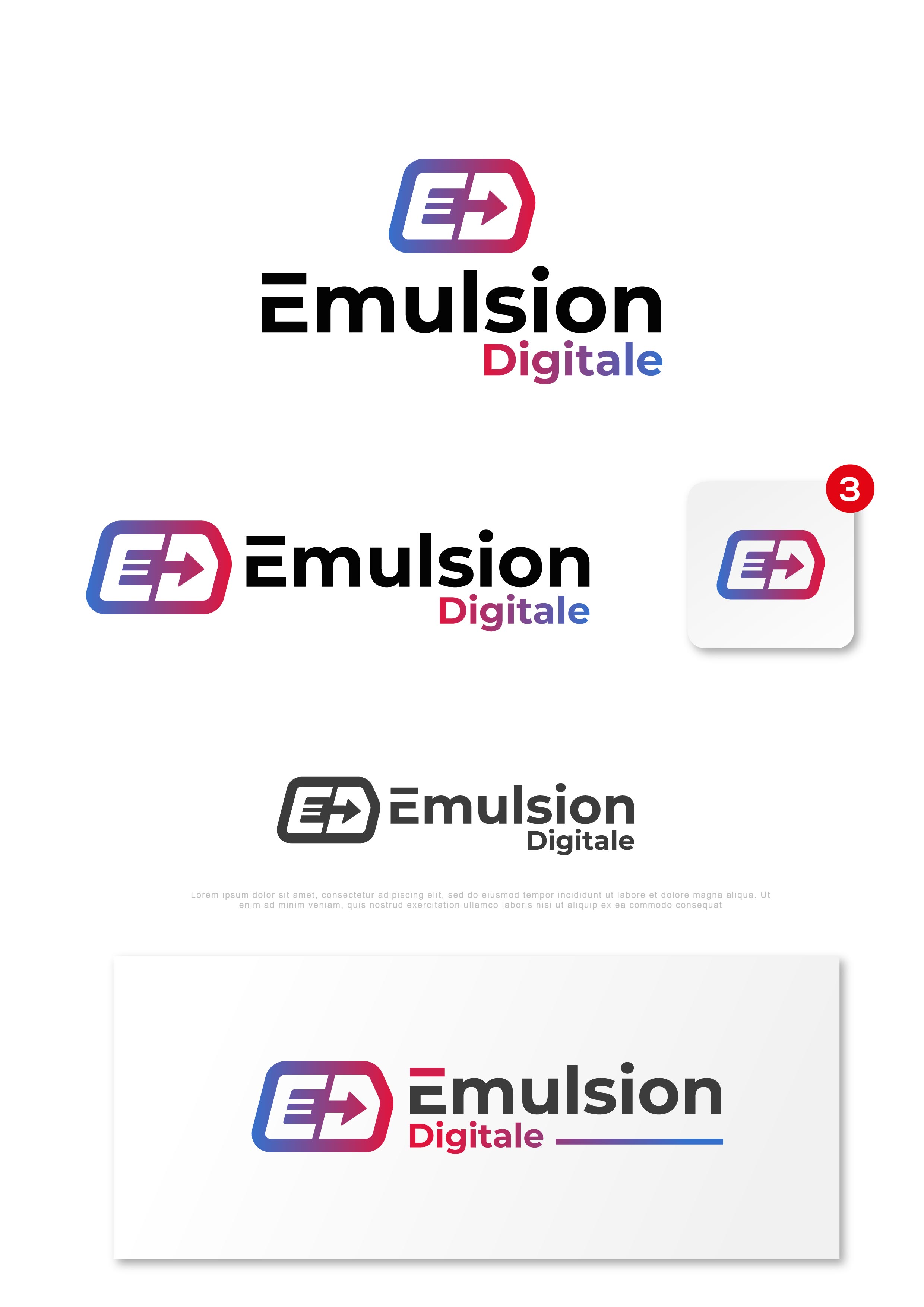 Logo Design by Anton for Emulsion | Design #25842343