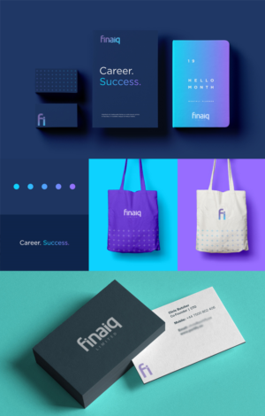 It could say simply Finaiq or possibly Finaiq Ltd in capitals or lowercase | Diseño de Logo por Parry PRK