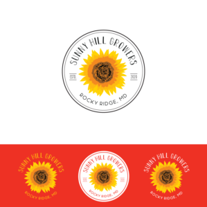 Sunny Hill Growers, Rocky Ridge, MD | Diseño de Logo por Samantha Ward Design