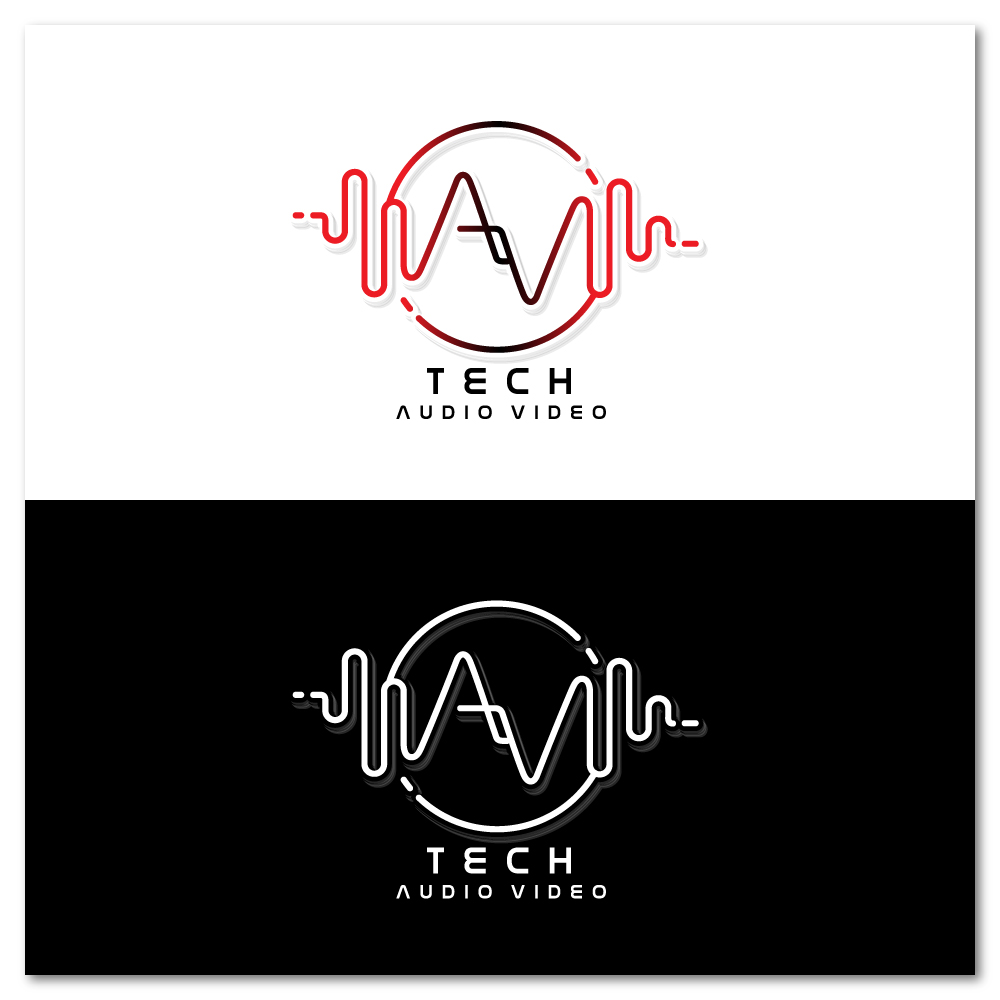 Logo Design by Sujit Banerjee for AV Tech | Design #25853167