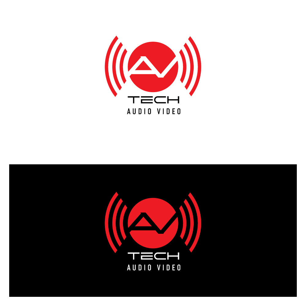 Logo Design by Sujit Banerjee for AV Tech | Design #25853175