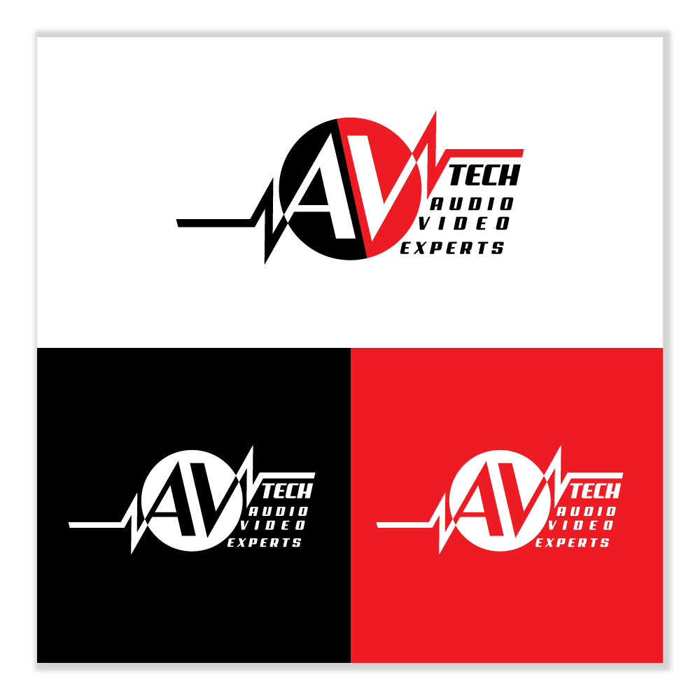 Logo Design by Sujit Banerjee for AV Tech | Design #25860300