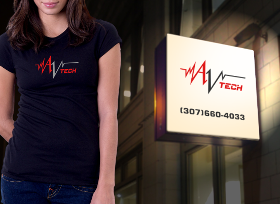 Logo Design by Pak We Designs for AV Tech | Design #25858183