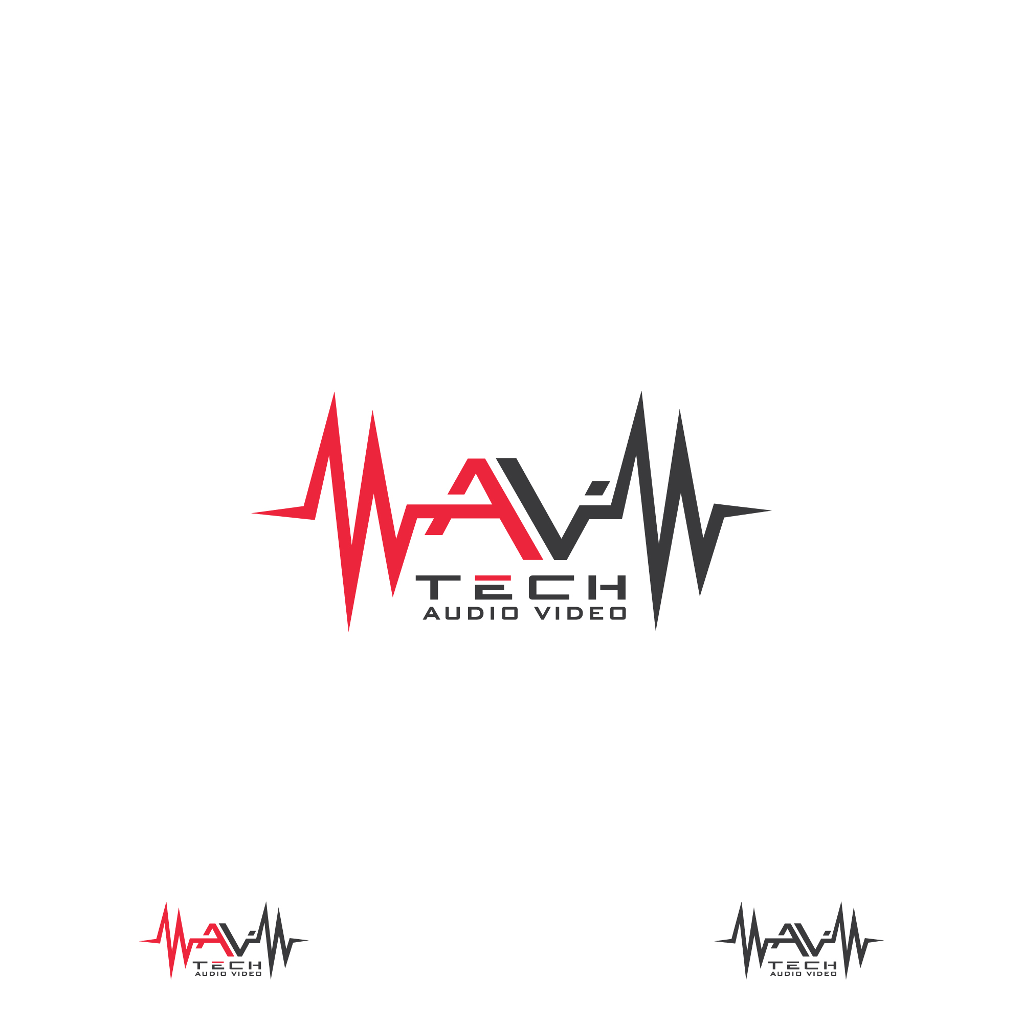 Logo-Design von Moumita_ für AV Tech | Design #25843430