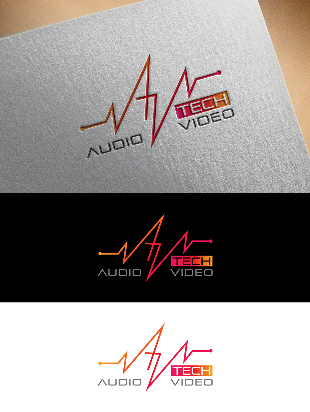 Logo Design by Cre@8ive.Colors for AV Tech | Design #25843702
