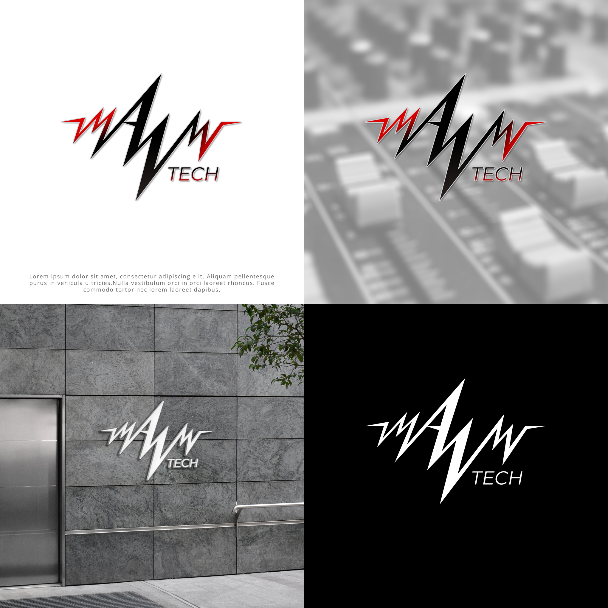 Logo Design by Aryodesigns for AV Tech | Design #25844384