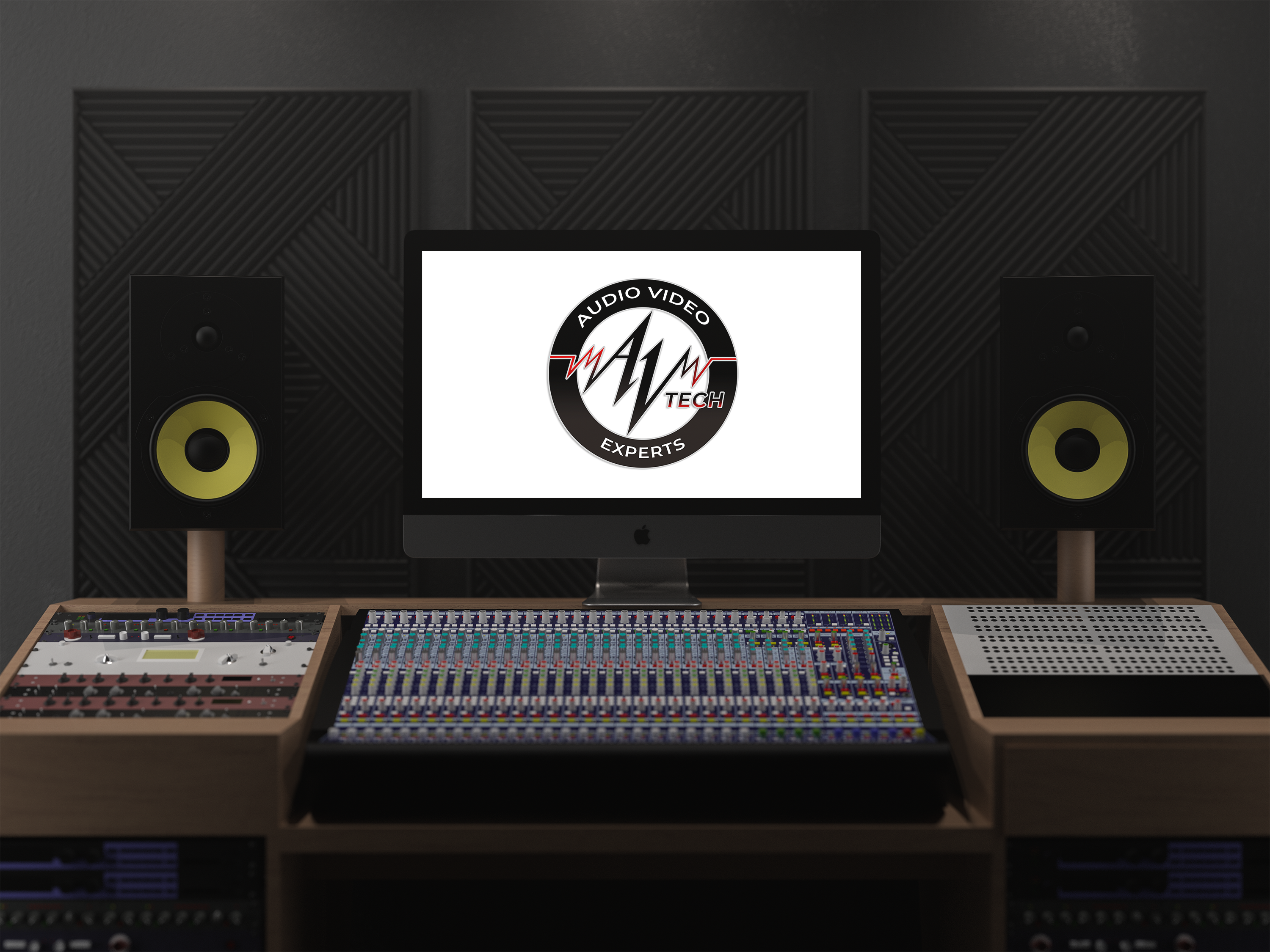 Logo Design by Aryodesigns for AV Tech | Design #25863394