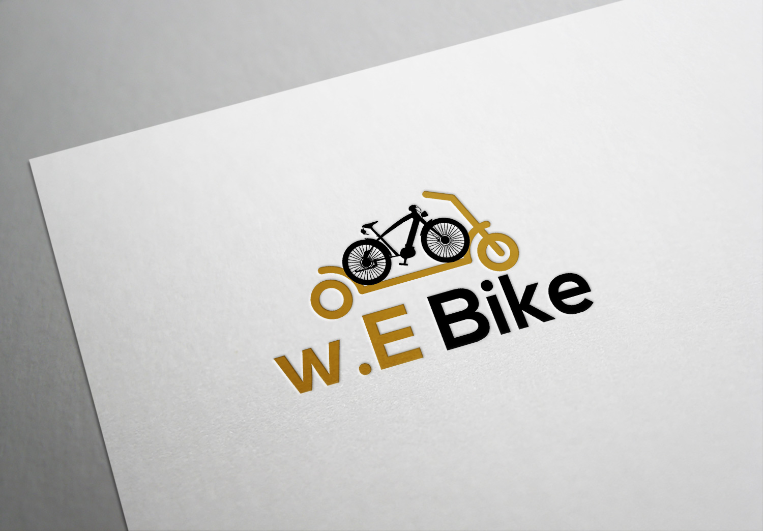 Logo Design by Deziners Zone for w.E Bike | Design #25855763
