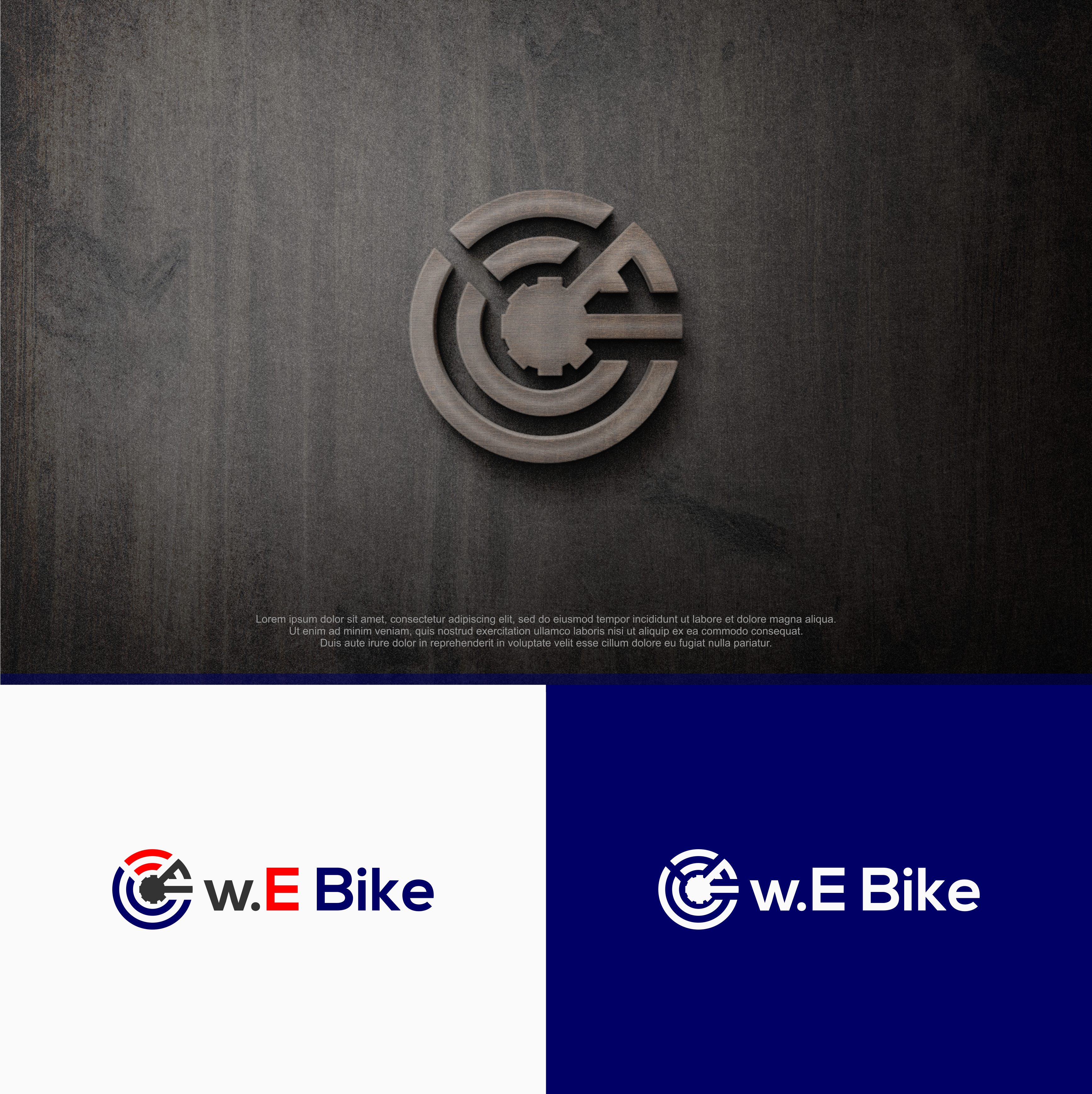 Logo Design by R!CKY for w.E Bike | Design #25872685