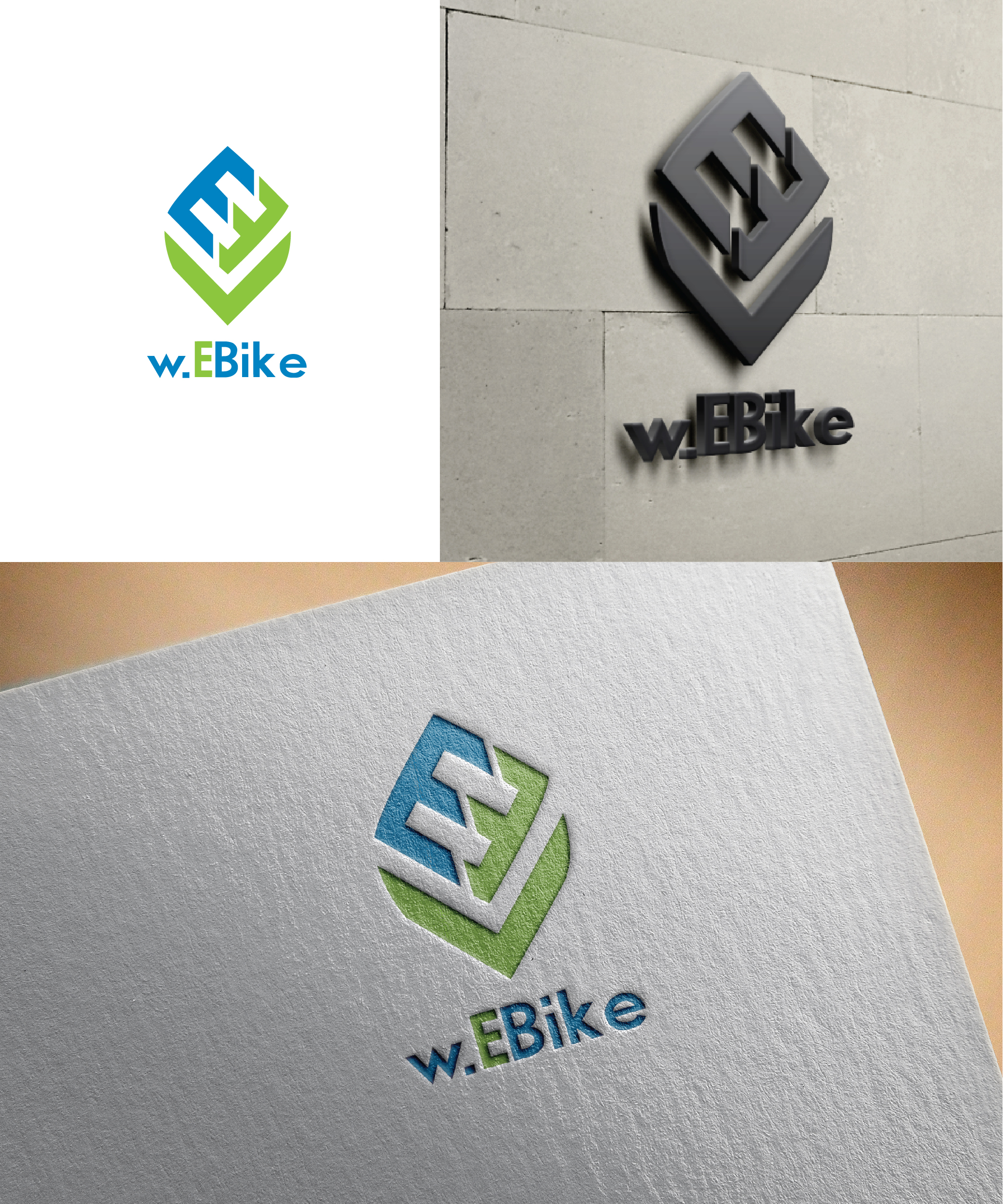 Logo Design by 3Guys for w.E Bike | Design #25863101