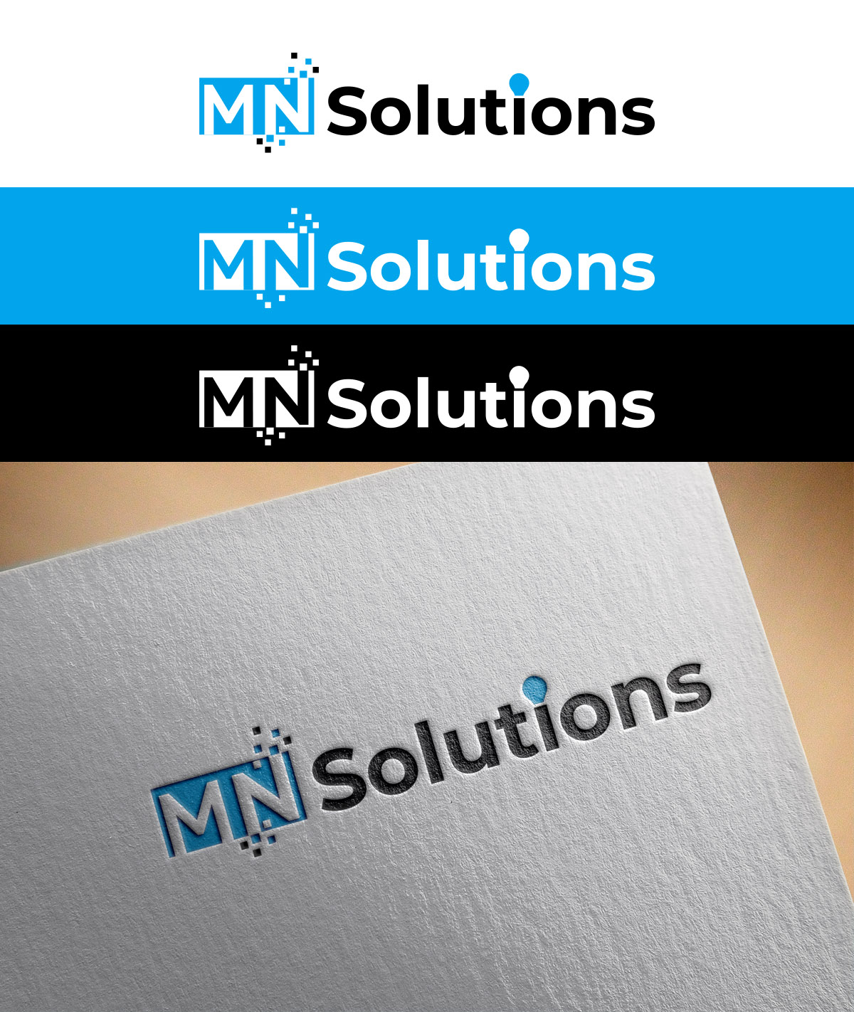 Logo Design by MadihDesign for MN Solutions | Design #25846812