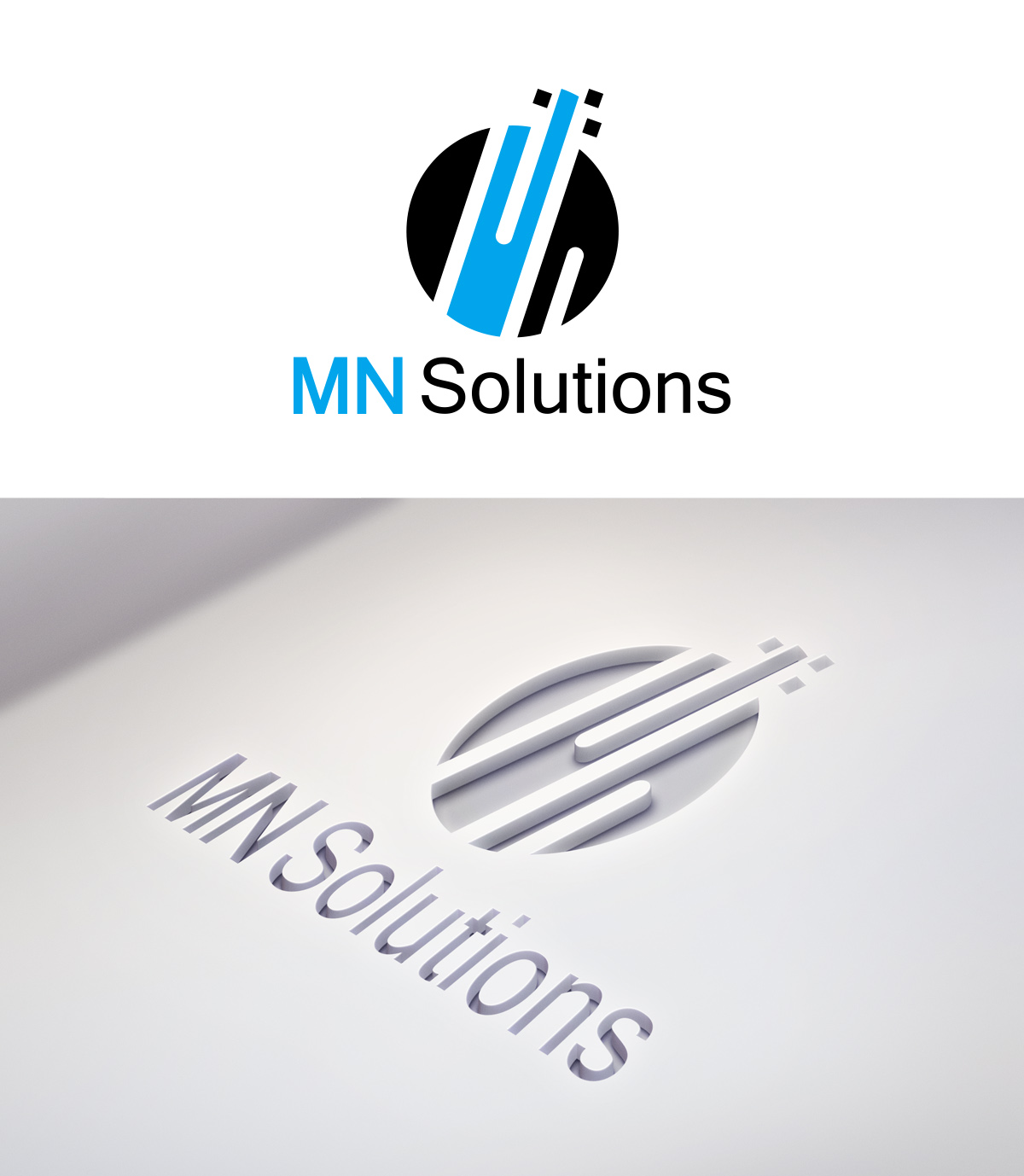 Logo Design by MadihDesign for MN Solutions | Design #25850660