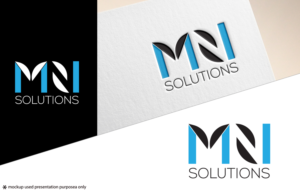 MN Solutions | Logo Design by Juli creation