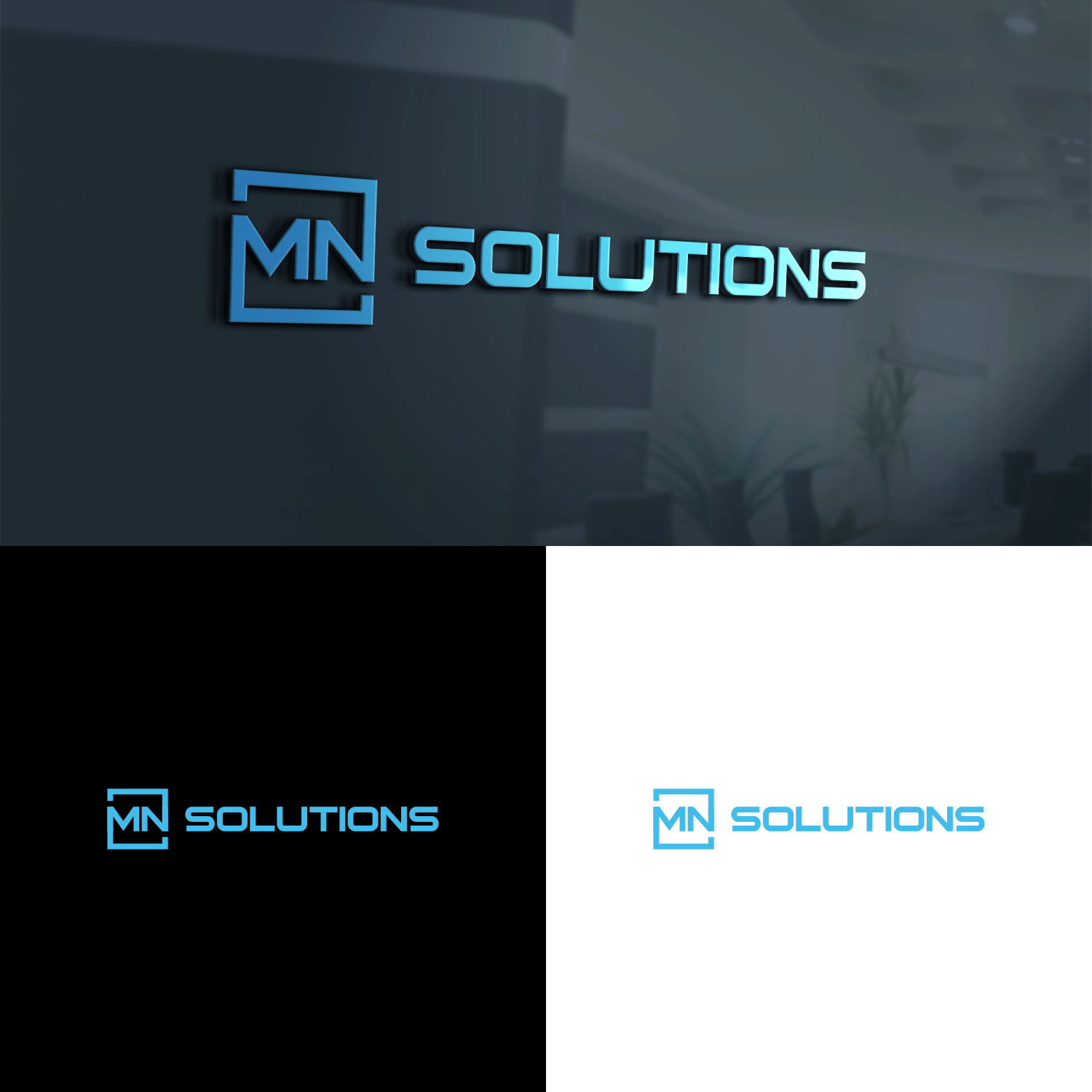 Logo Design by ZiangArt_Studio for MN Solutions | Design #25848928