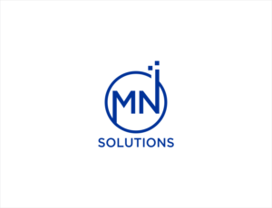 MN Solutions | Logo Design by BNdesigner