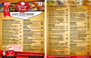 menu designs