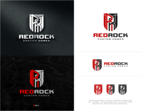REDROCK CUSTOM HOMES | Design de Logo par artswolf
