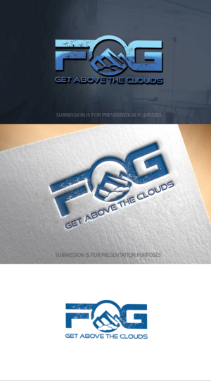 "FOG"  tag line can be included for not "Get above the clouds | Logo Design by graphicevolution