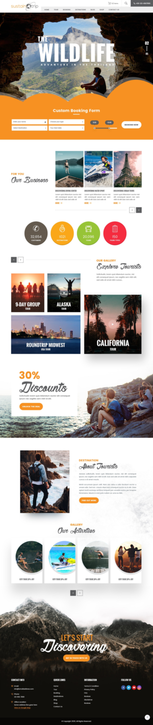 A sustainable tourism website | Web Design by nzdesigners