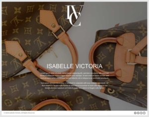 ISABELLE VICTORIA - brand producing beautiful ladies bags to go through the day in an organized way | Web-Design von -Marc-