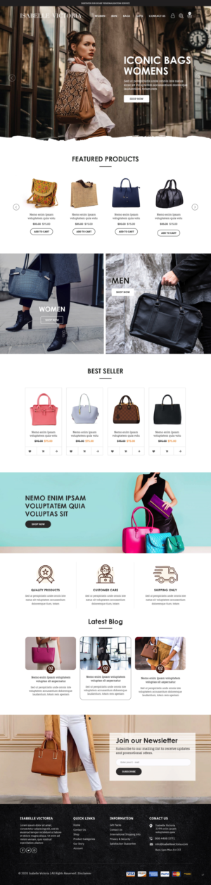Web Design by pb for this project | Design: #25855609