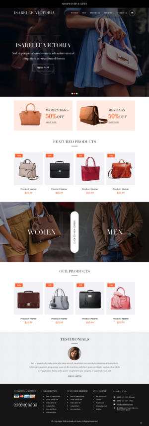 Web Design by pb for this project | Design: #25855611