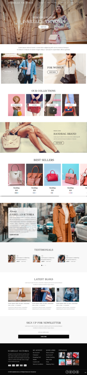Web Design by pb for this project | Design: #25855615