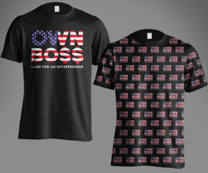 Entrepreneur own boss t-shirts | T-shirt Design by Andi Yan