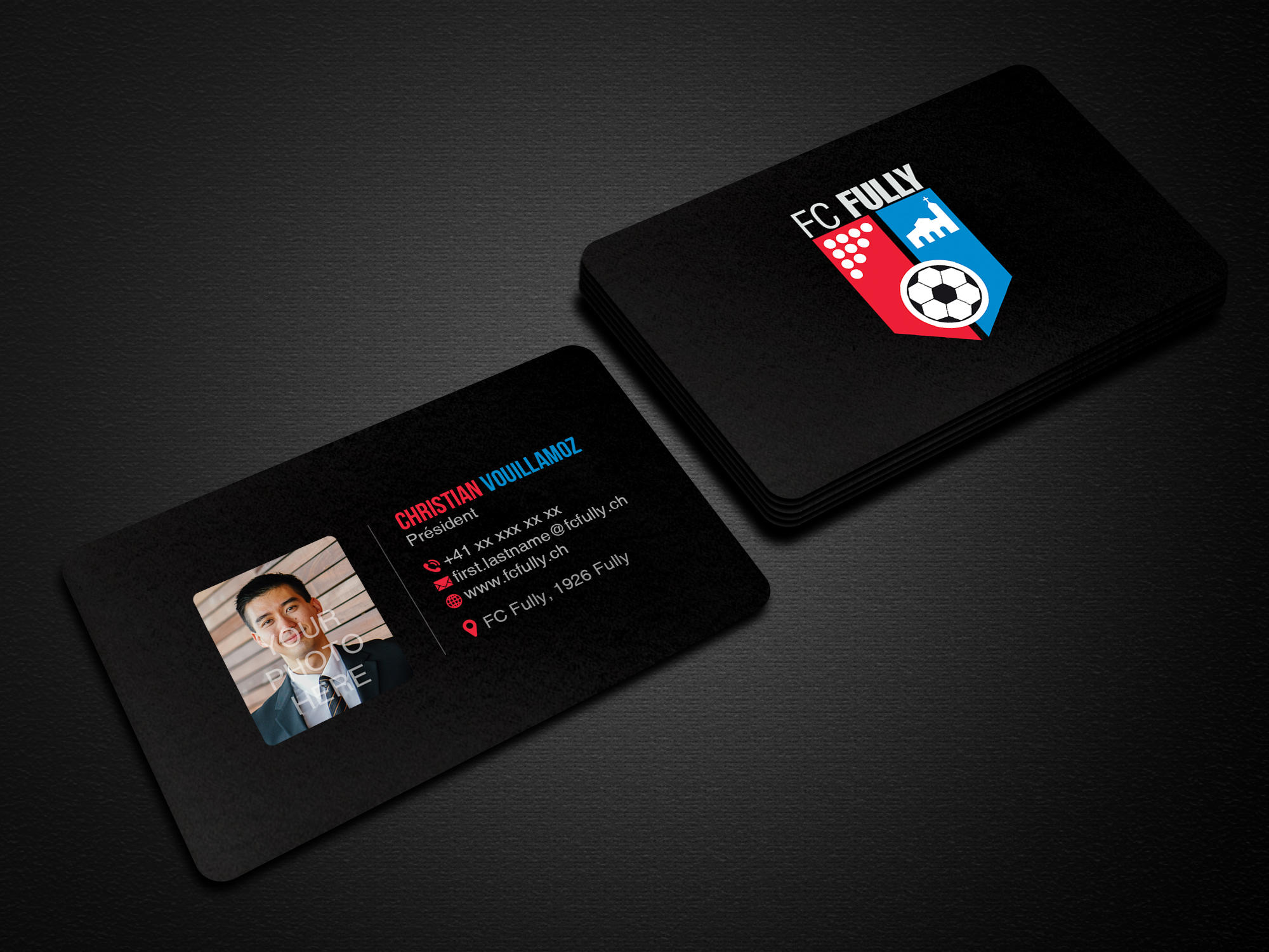 Design de Carte de Visite par Creations Box 2015 pour FC Fully | Design #25863684