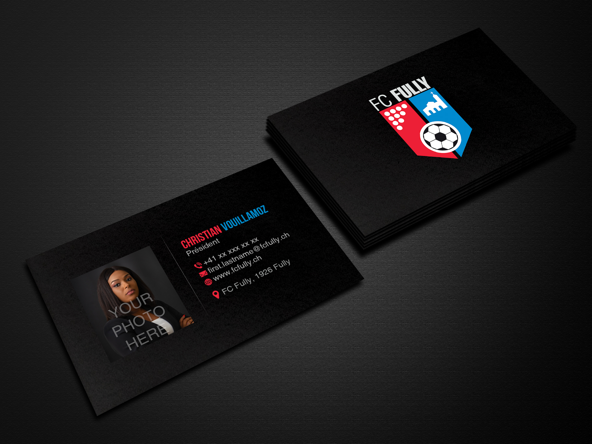 Design de Carte de Visite par Creations Box 2015 pour FC Fully | Design #25863685