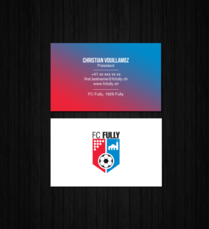 Business Card Design by Creations Box 2015 for FC Fully | Design: #25863707