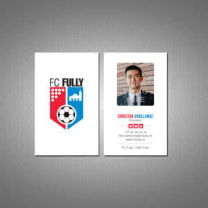 Design de Carte de Visite par Creations Box 2015 pour FC Fully | Design : #25863747