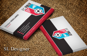 Business Card for staff member of football club FC Fully | Business Card Design by SL Designer