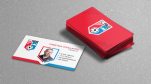 Business Card for staff member of football club FC Fully | Business Card Design by Dave Paresh