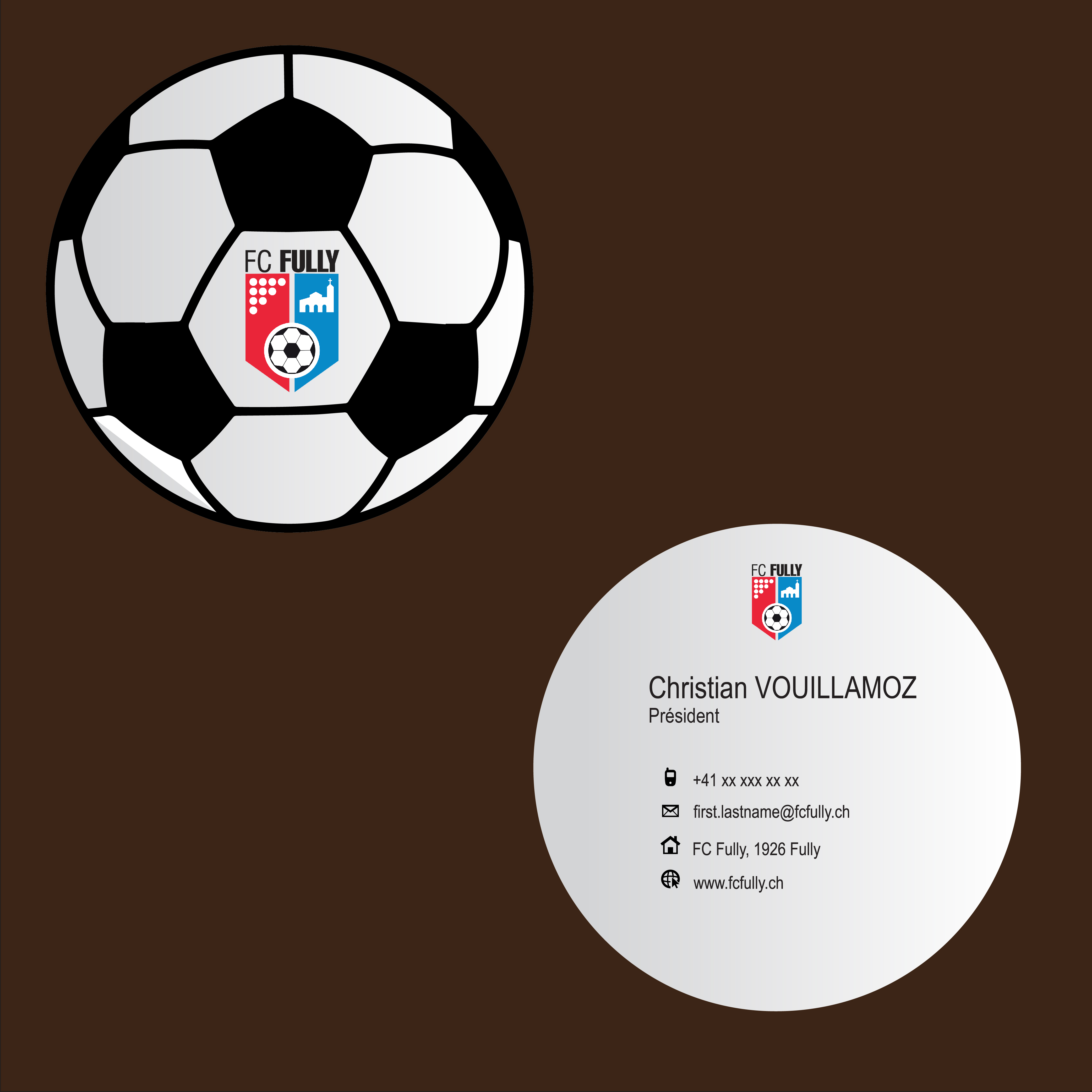 Business Card Design by fatima 28 for FC Fully | Design #25864182