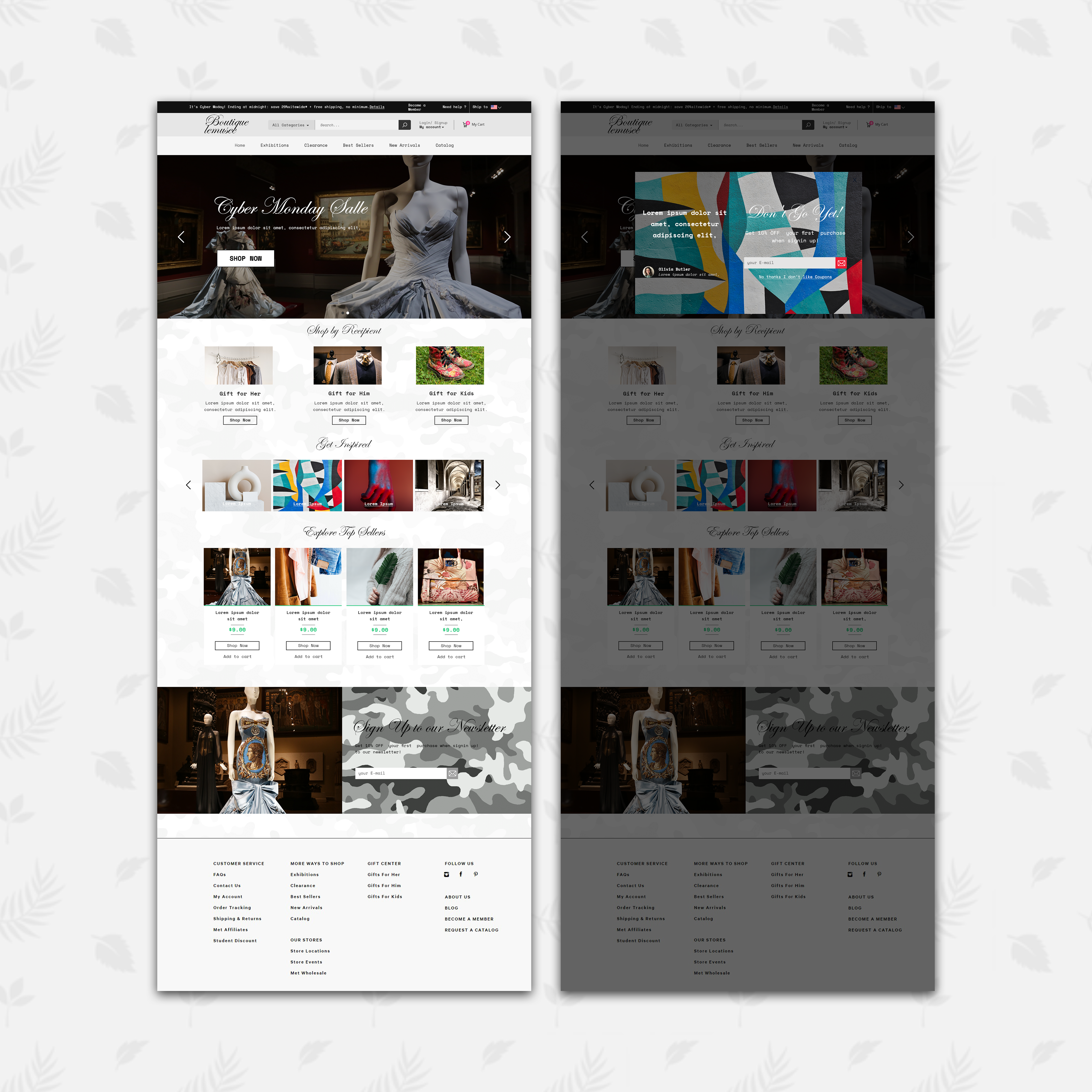 Shopify Design by Zayd for this project | Design #25860207