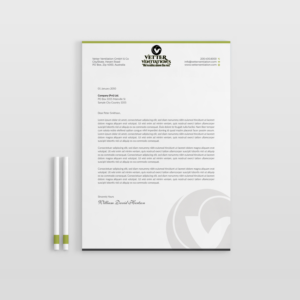 Letterhead Design by OxonoArt for VETTER (Heating & air conditioning) | Design: #25858250