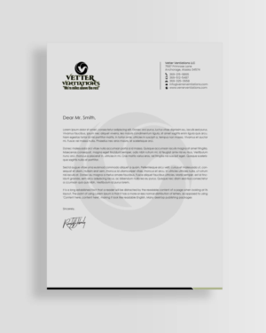 Diseño de Membrete por chandrayaan.creative para VETTER (Heating & air conditioning) | Diseño #25857661