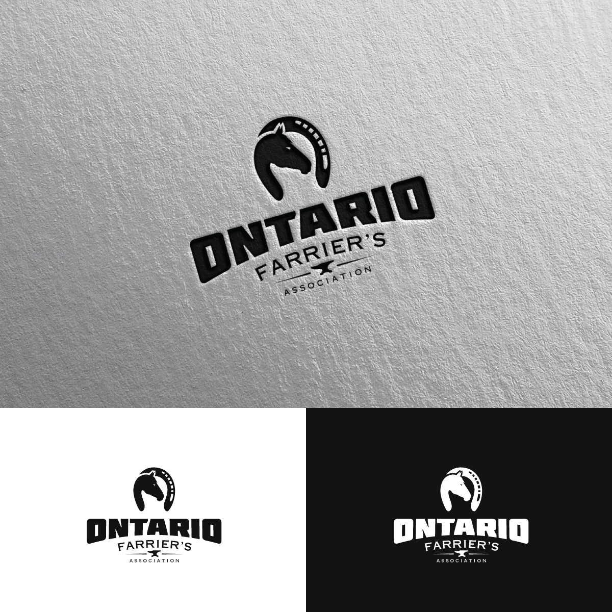 Logo Design by Rii for Ontario Farrier’s Association  | Design #25853120