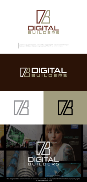 Digital Builders | Logo Design by Kim Ji
