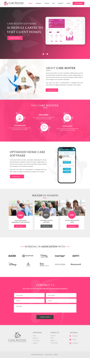 Web Design by Blue Sparrow for Wolfhound Software | Design: #25880455