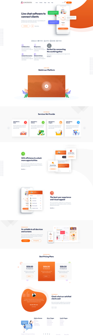 Web Design by Mohtasham H for Wolfhound Software | Design: #25860537