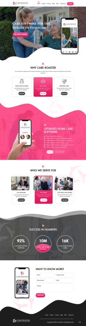 Web Design by pb for Wolfhound Software | Design: #25855596